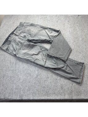 Kuhl Slackr Pants Men 40 x 30 Gray Stretch Gusseted Cotton Hiking Windura